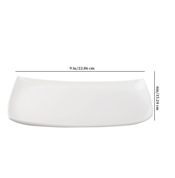 Neena Crockeries Diamond Platter - Pack of 2 | Premium Acrylic, Unbreakable & Elegant Serving Platters