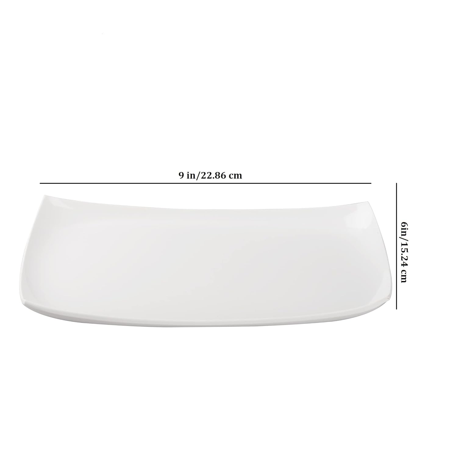 Neena Crockeries Diamond Platter - Pack of 2 | Premium Acrylic, Unbreakable & Elegant Serving Platters