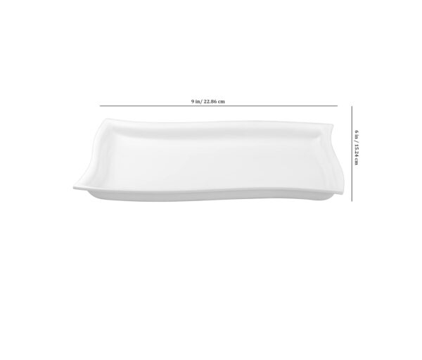 Neena Crockeries Sapphire Platter - Pack of 2 | Premium Acrylic, Stylish and Durable Serving Platters